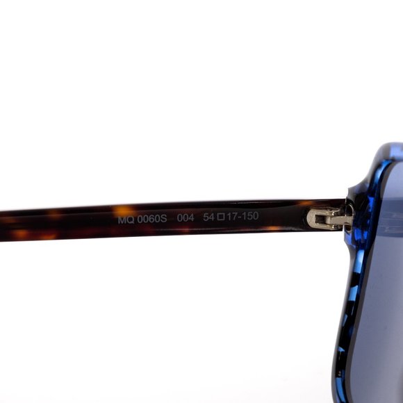 NWOT McQ by Alexander Mcqueen Blue Square Sunglasses with Case MQ0060S main image 6